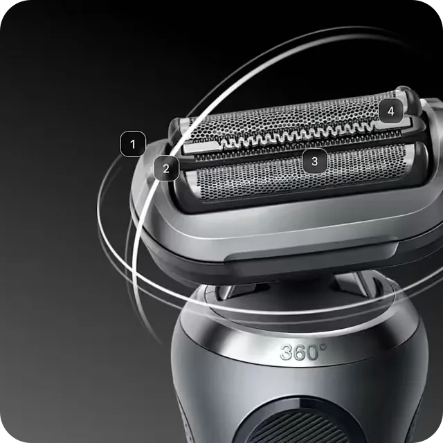 Braun Series 7 electric shaver with precision trimmer